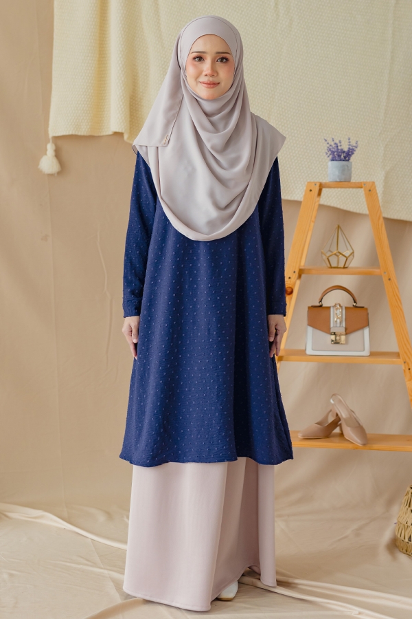 Adele Blouse - Navy Blue